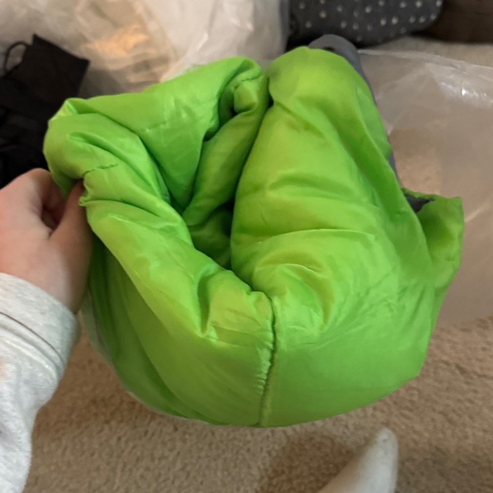 Vibrant Green Sleeping Bag